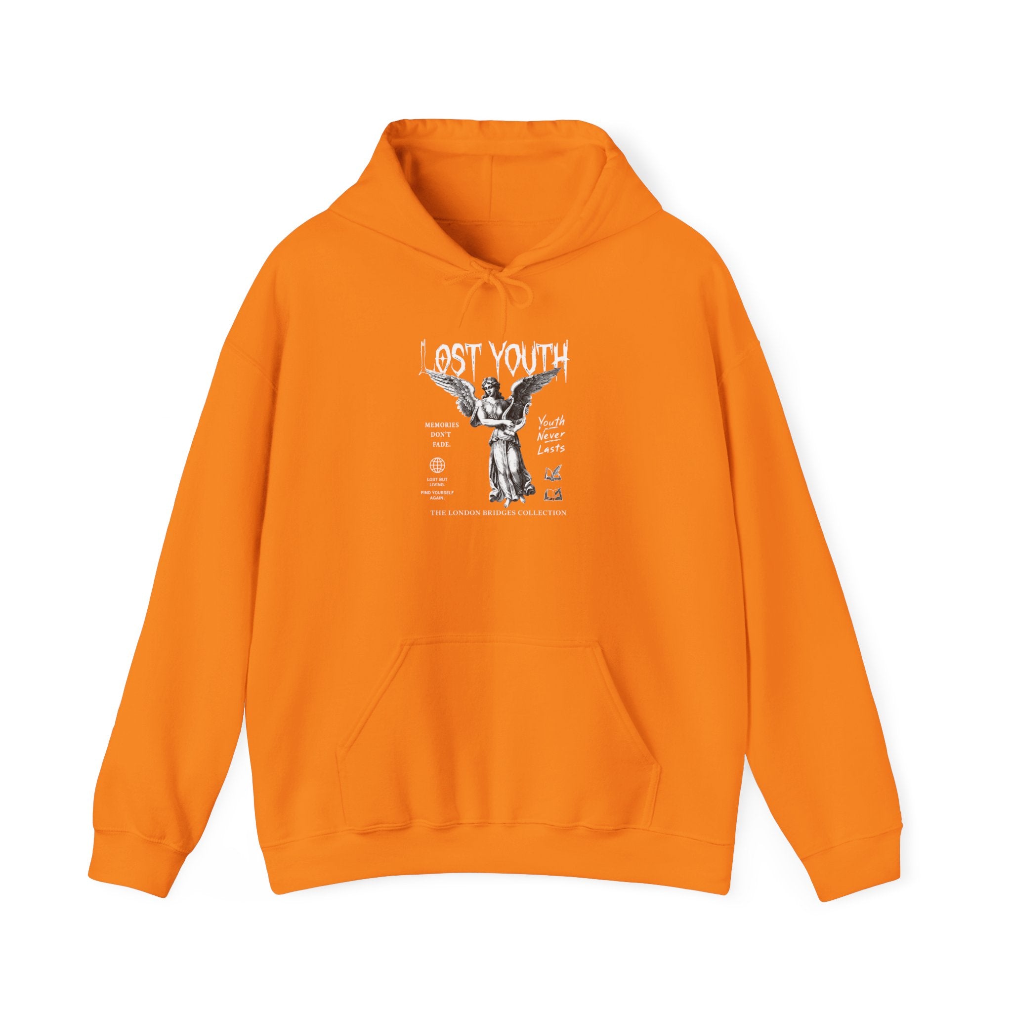 Lost Youth Graphic Hoodie — London Bridges Collection Vintage Art Streetwear