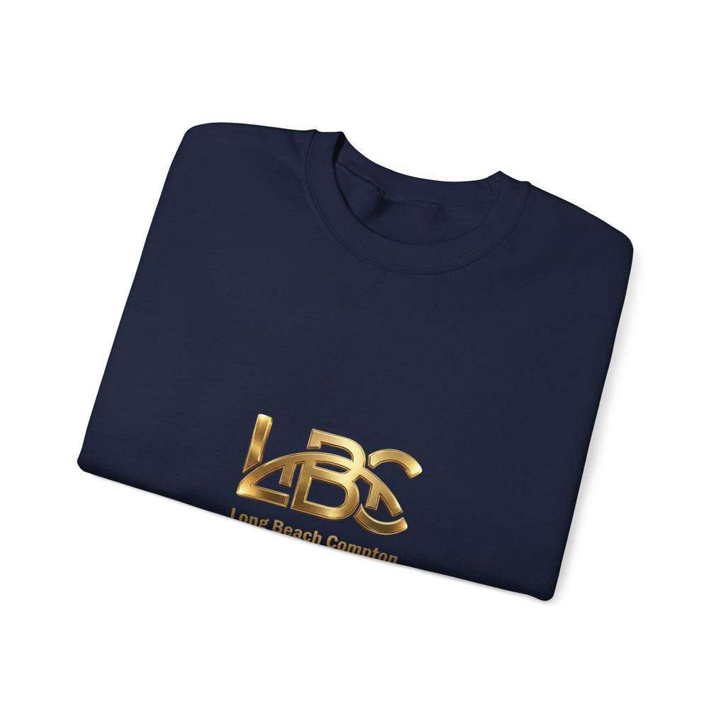 Long Beach LA Gold Logo Crewneck Sweatshirt