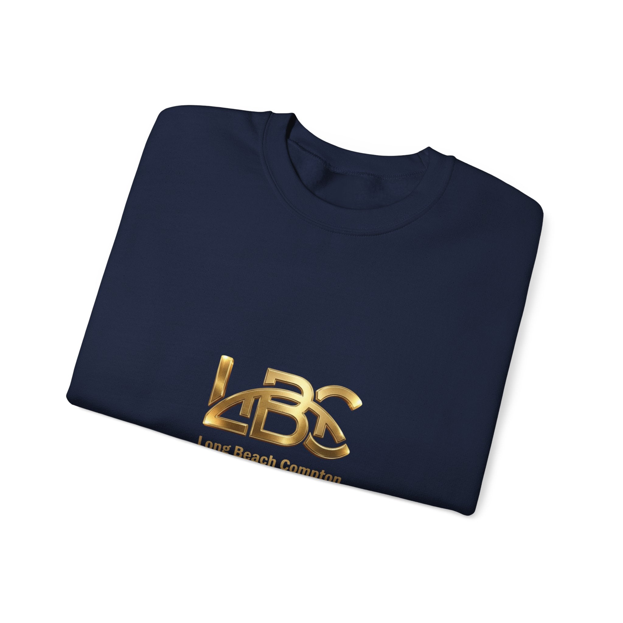 Long Beach LA Gold Logo Crewneck Sweatshirt
