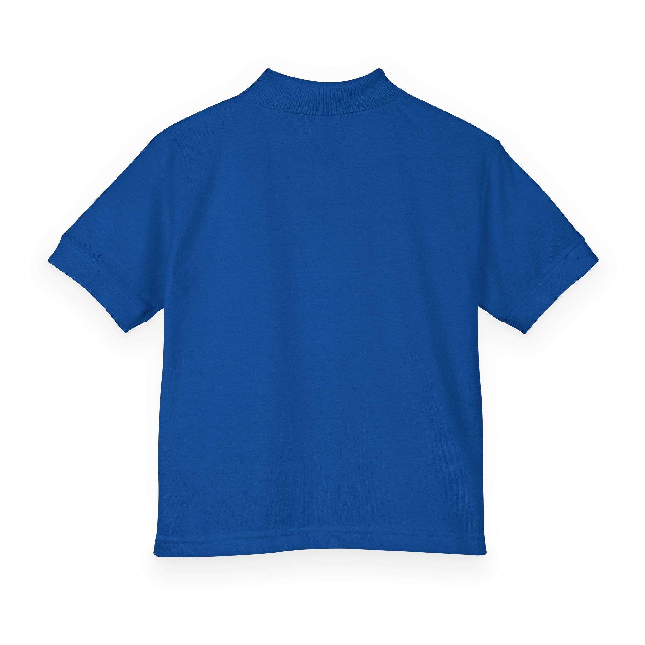 Youth LBC Gold Logo Polo Shirt  — DryBlend® Jersey School Uniform with Small Embroidered Logo