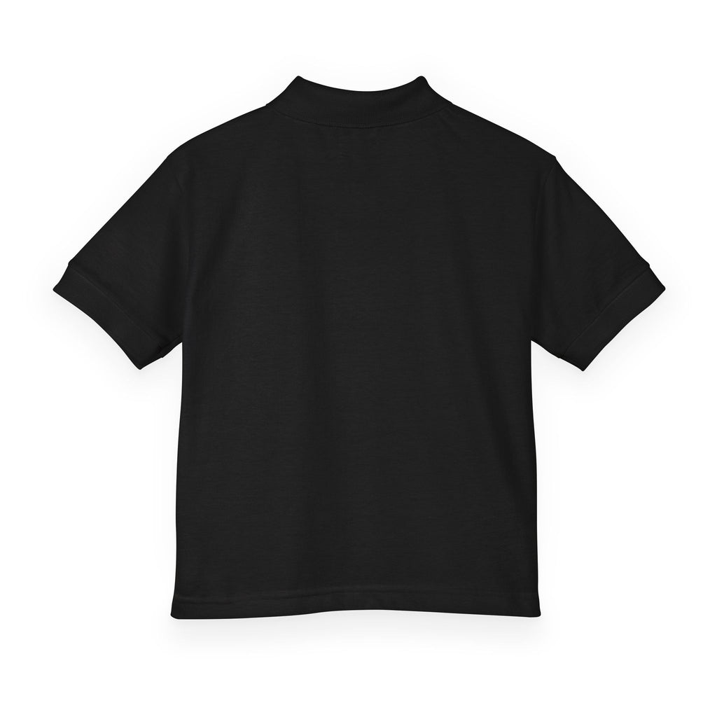 Youth LBC Gold Logo Polo Shirt  — DryBlend® Jersey School Uniform with Small Embroidered Logo