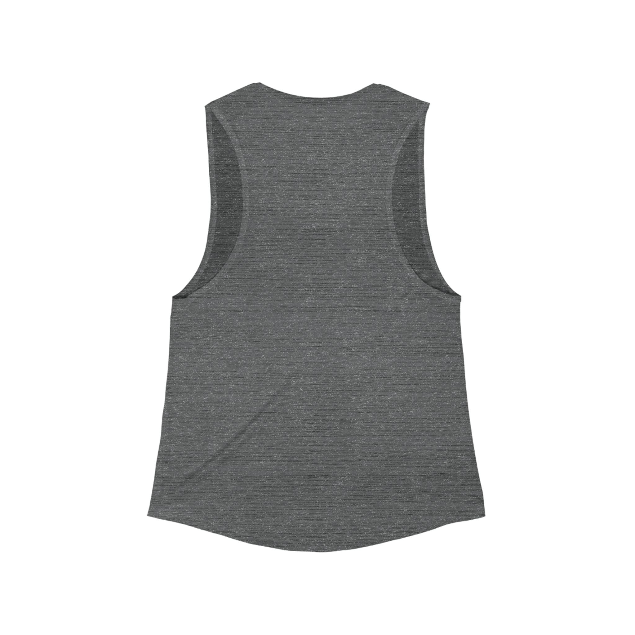 Women's Scoop Muscle Tank — LBC Collection Logo Tank Top