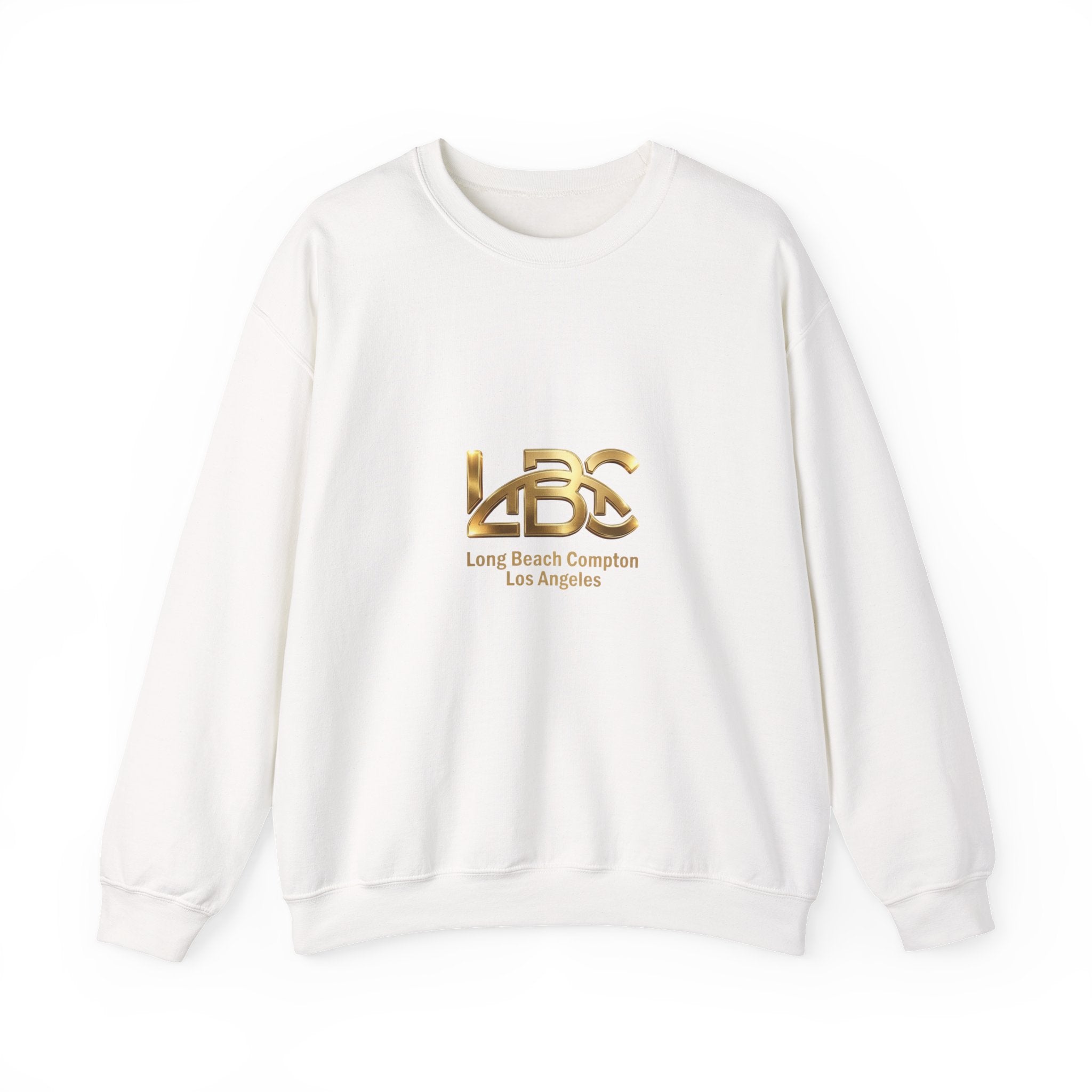 Long Beach LA Gold Logo Crewneck Sweatshirt