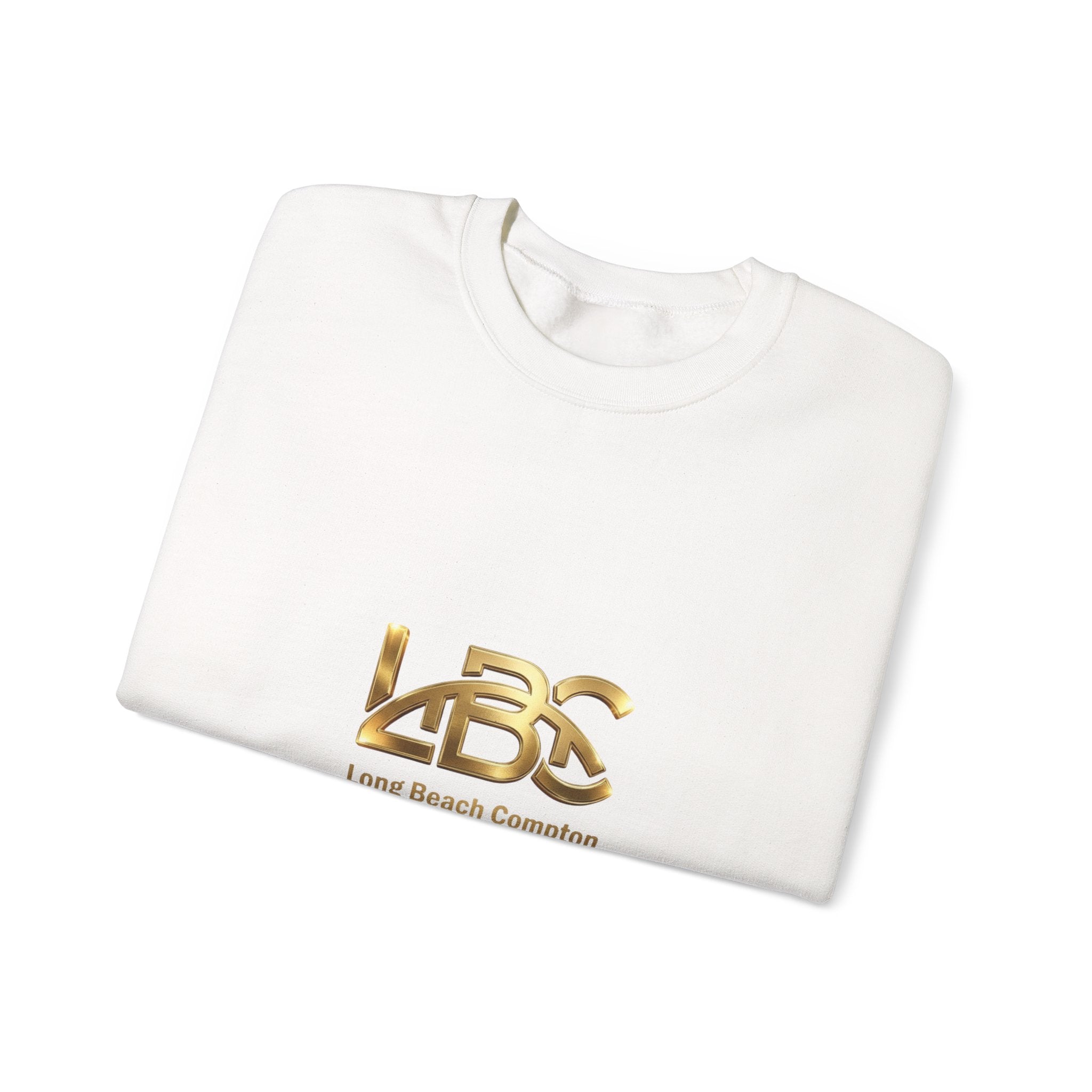 Long Beach LA Gold Logo Crewneck Sweatshirt