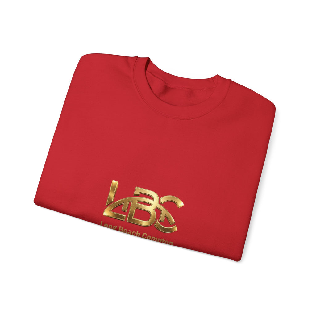 Long Beach LA Gold Logo Crewneck Sweatshirt