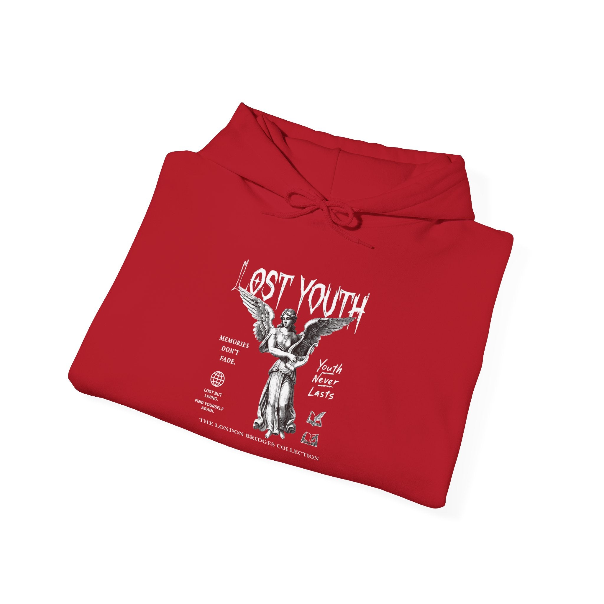 Lost Youth Graphic Hoodie — London Bridges Collection Vintage Art Streetwear