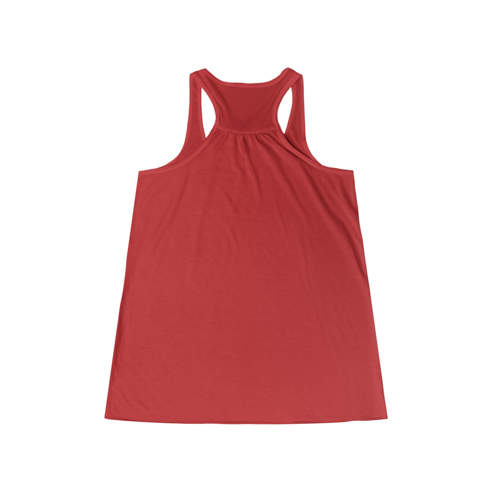 "LBC" Gold Logo Minimalist Women's Flowy Tank Racerback Tank Top
