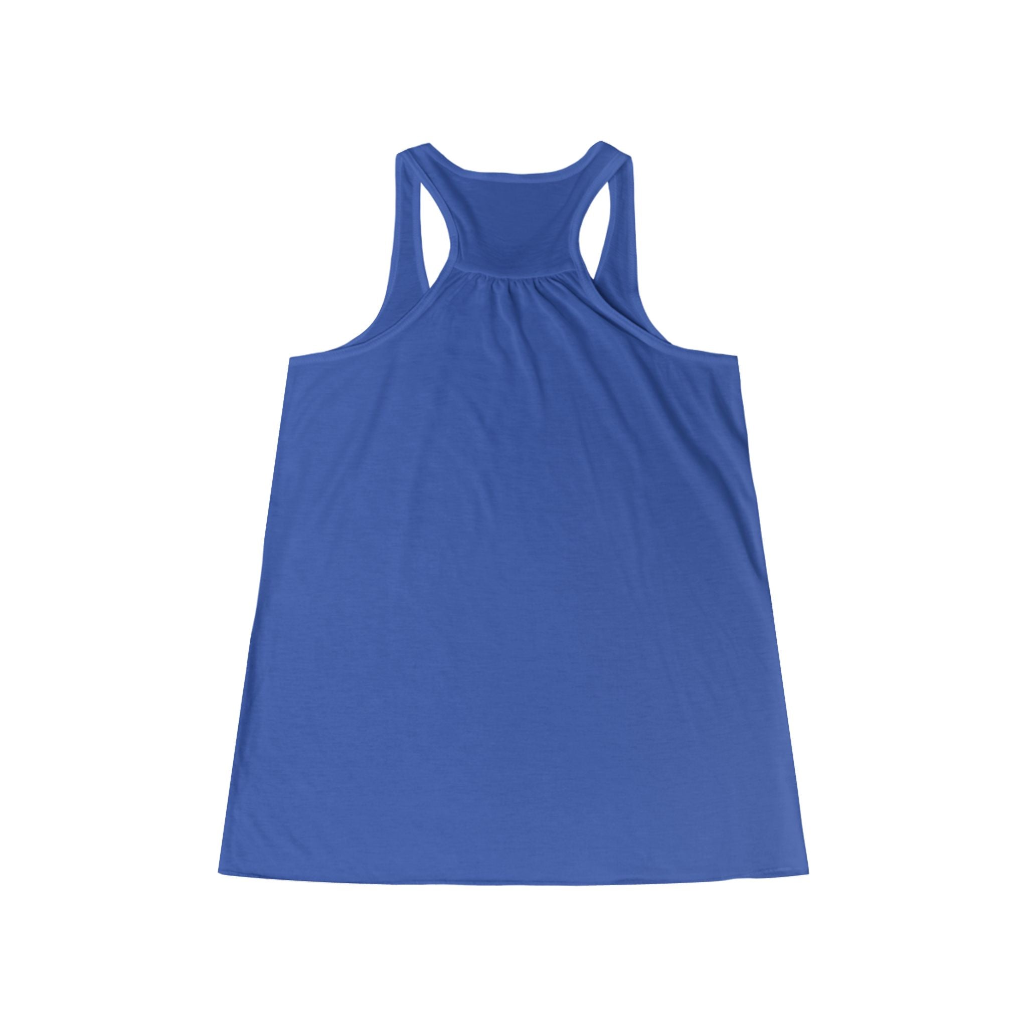 "LBC" Gold Logo Minimalist Women's Flowy Tank Racerback Tank Top