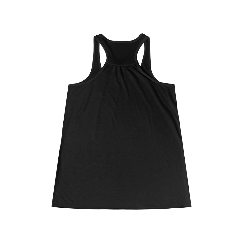 "LBC" Gold Logo Minimalist Women's Flowy Tank Racerback Tank Top