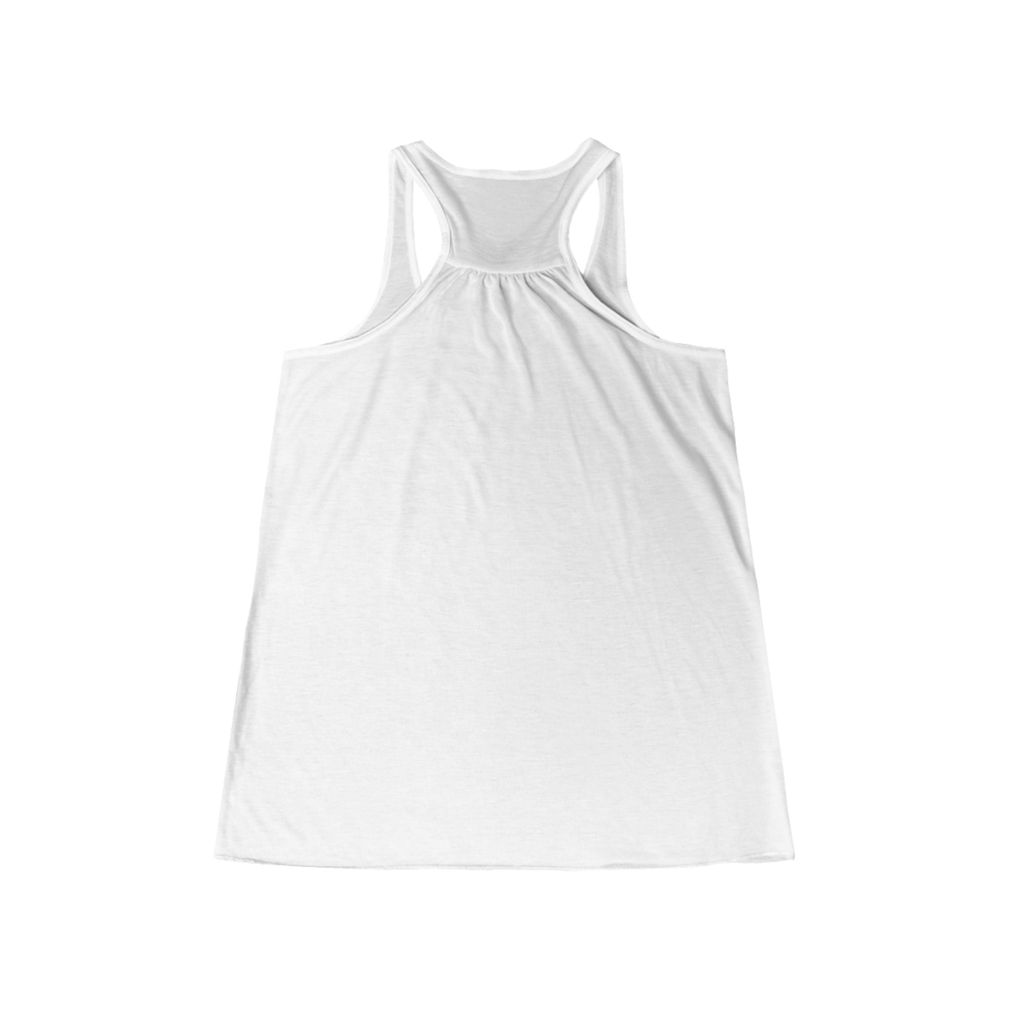 "LBC" Gold Logo Minimalist Women's Flowy Tank Racerback Tank Top