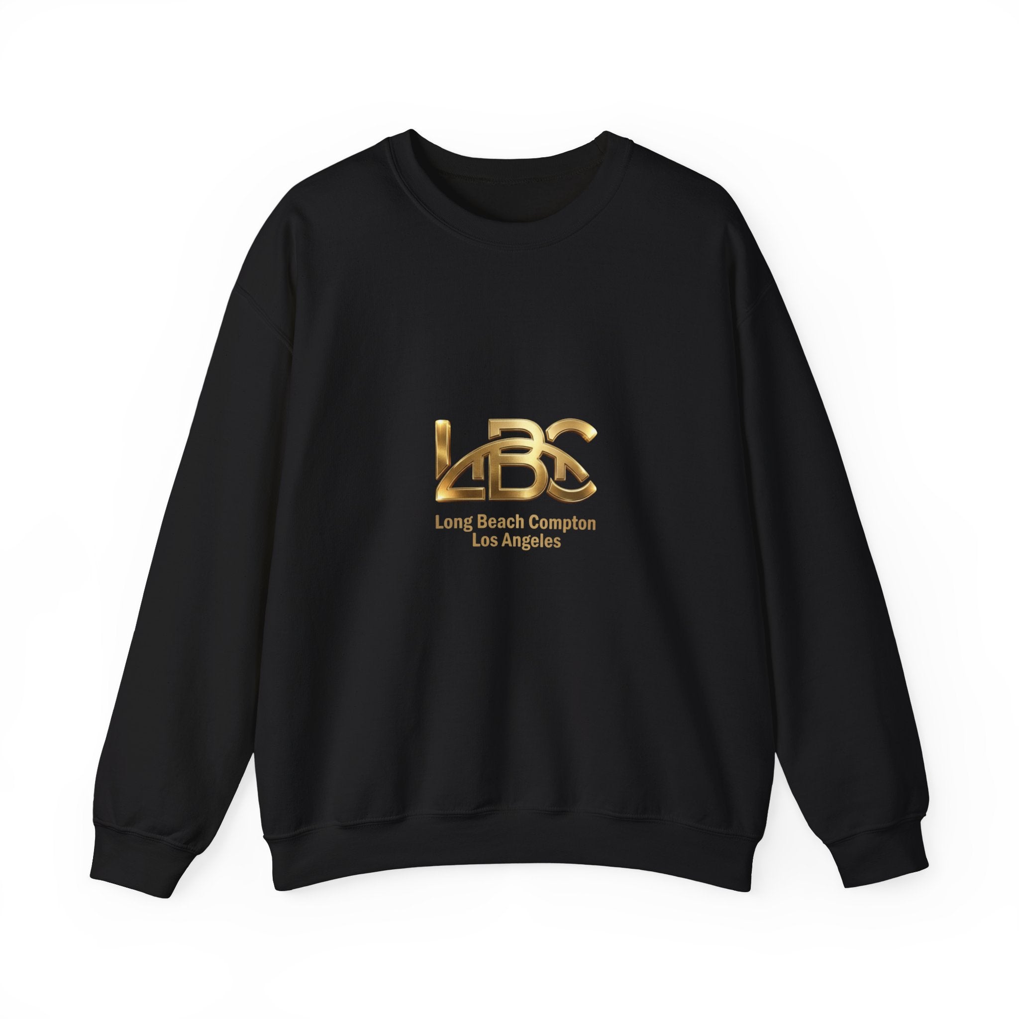 Long Beach LA Gold Logo Crewneck Sweatshirt