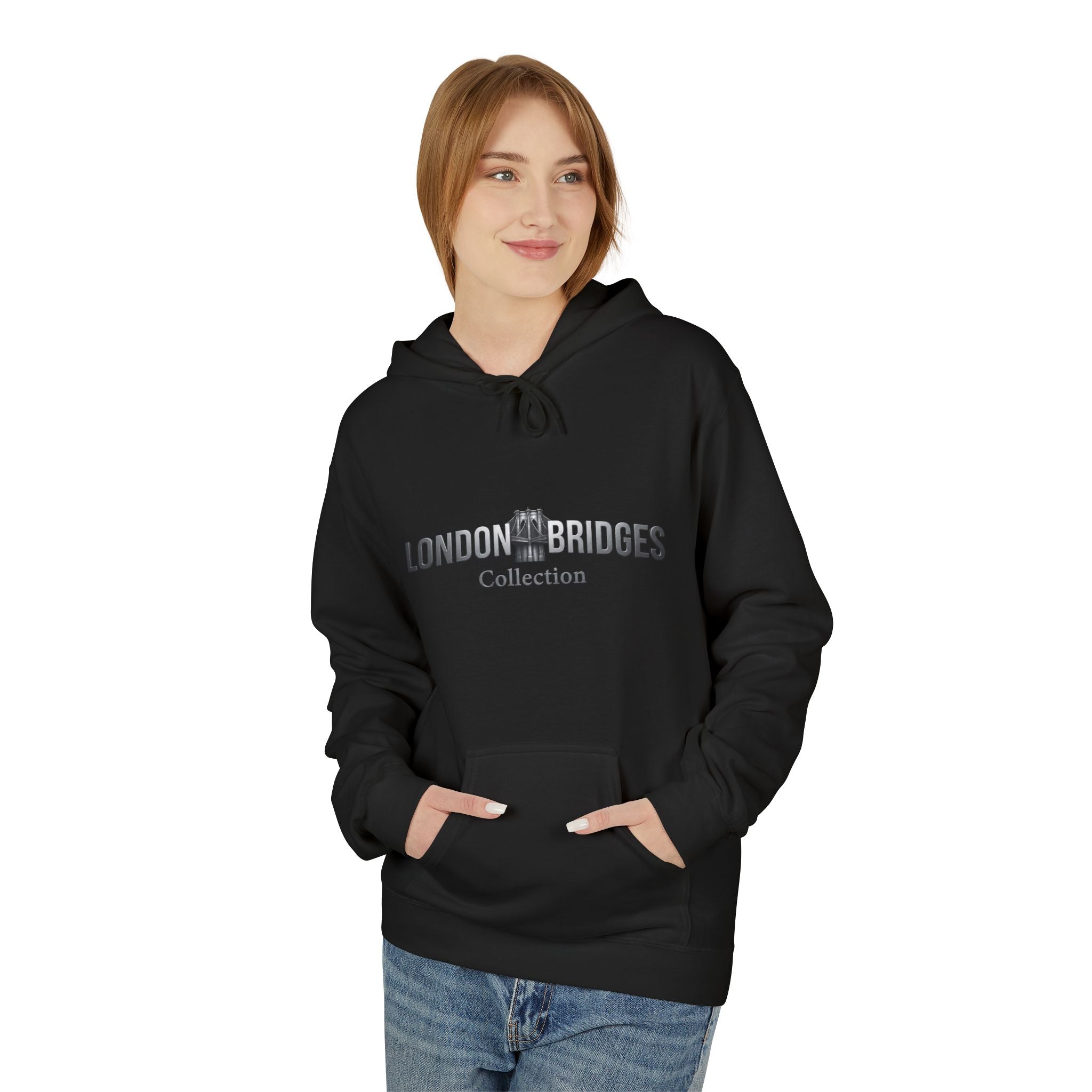 London Bridges Collection Premium Hoodie — Minimalist Travel Graphic Pullover
