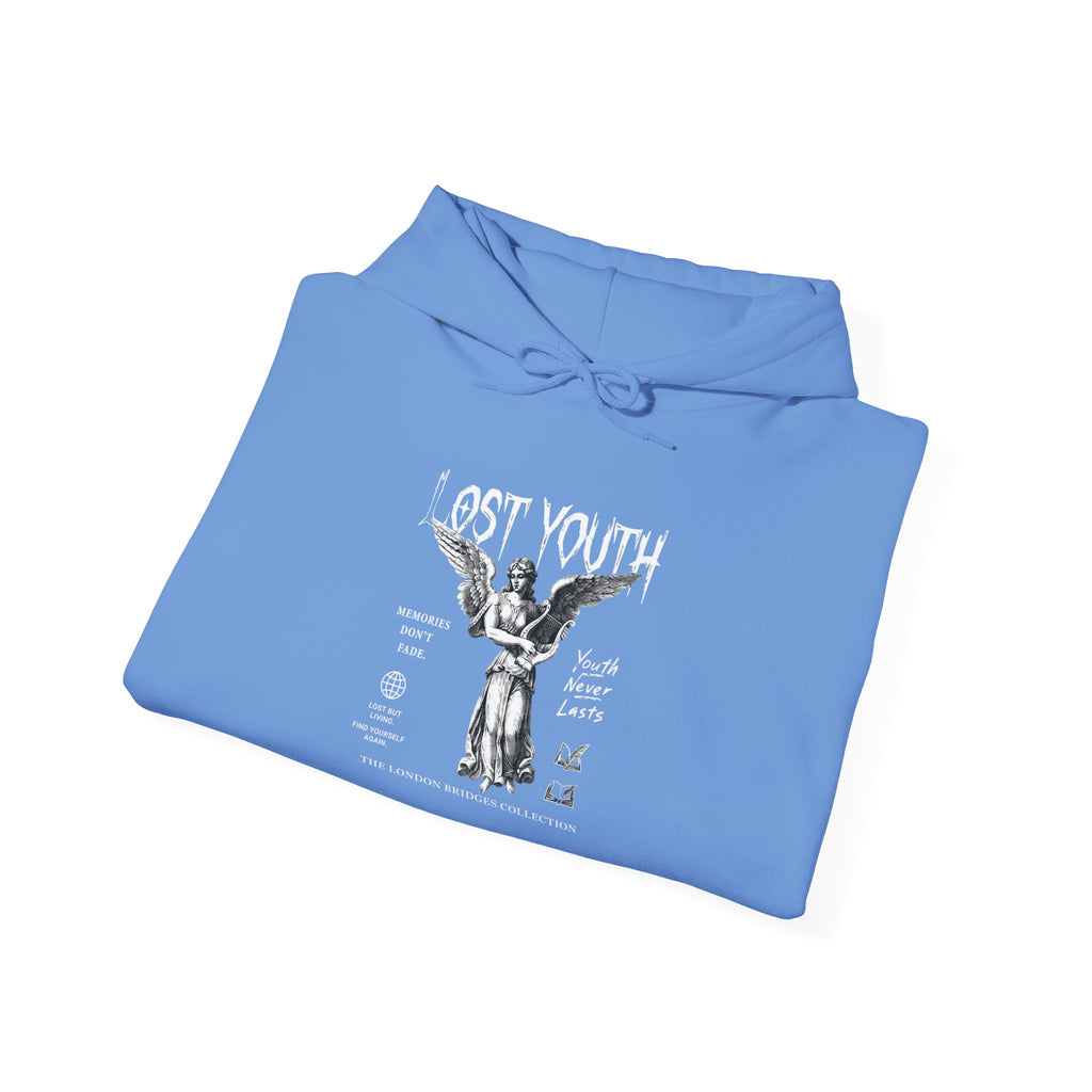 Lost Youth Graphic Hoodie — London Bridges Collection Vintage Art Streetwear