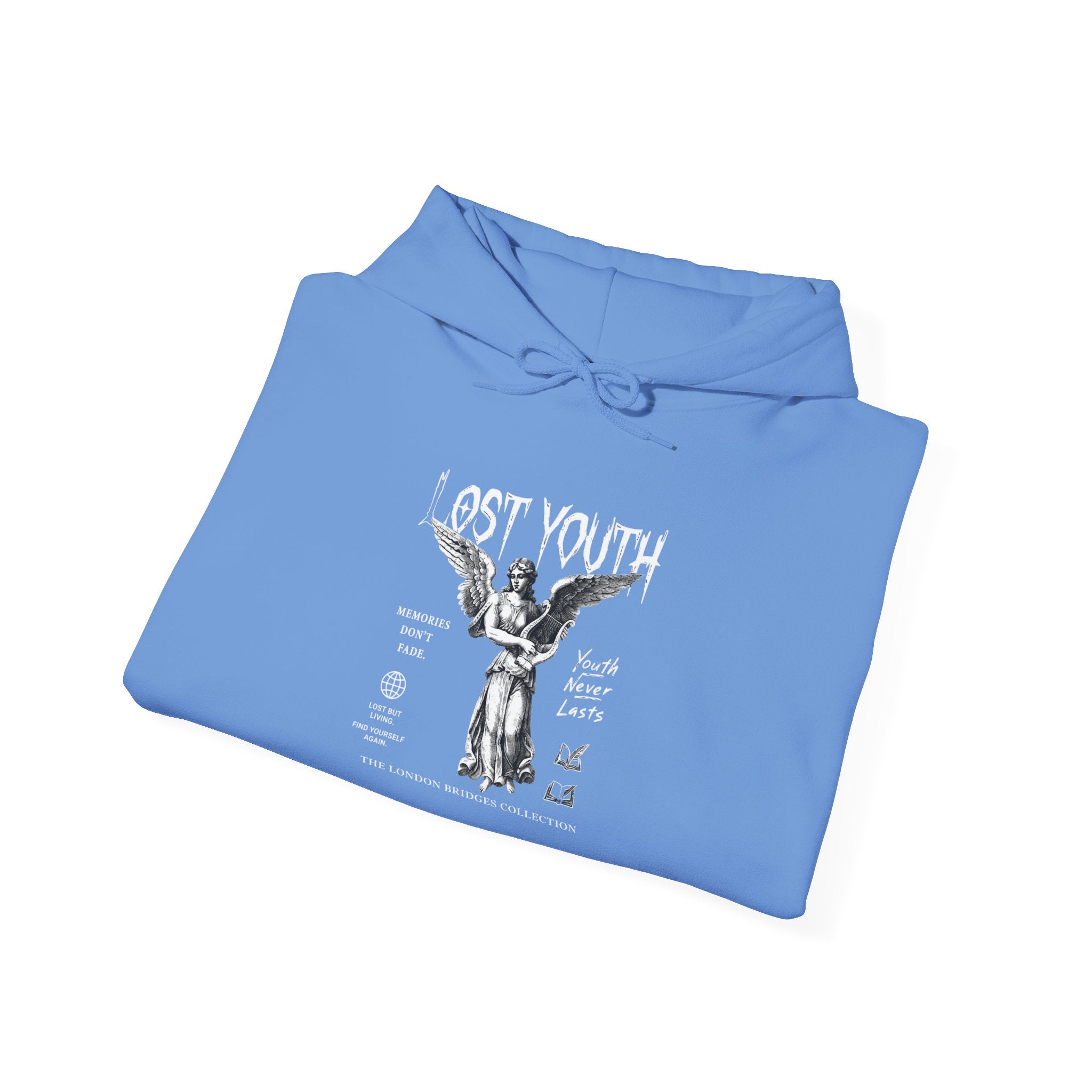Lost Youth Graphic Hoodie — London Bridges Collection Vintage Art Streetwear