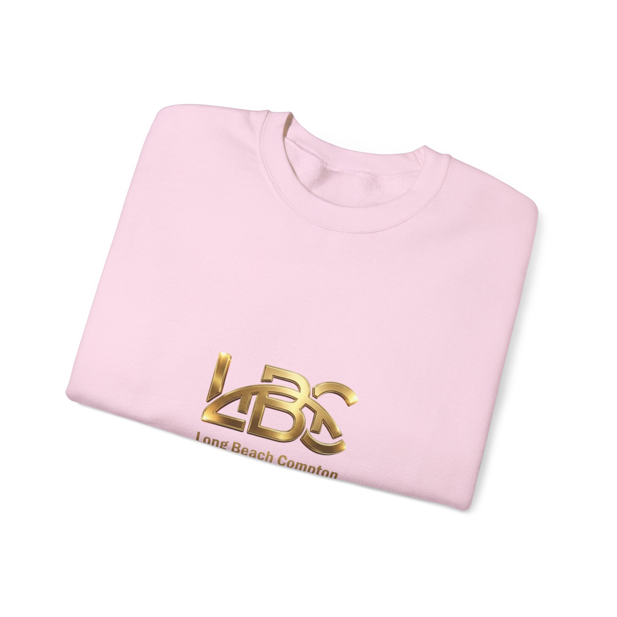 Long Beach LA Gold Logo Crewneck Sweatshirt