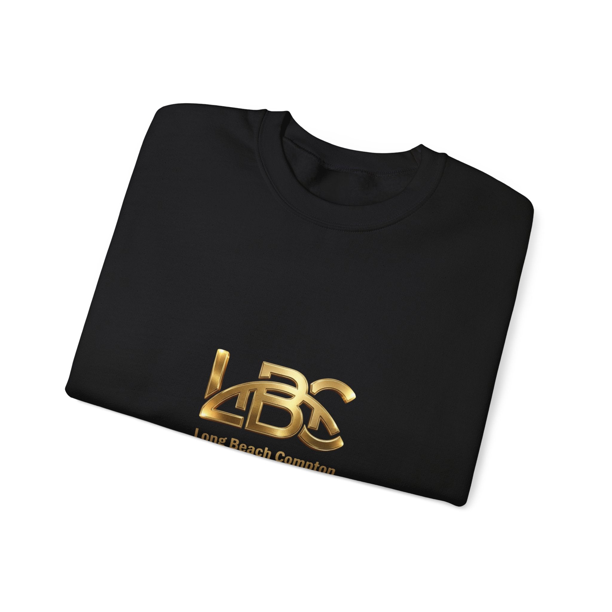Long Beach LA Gold Logo Crewneck Sweatshirt