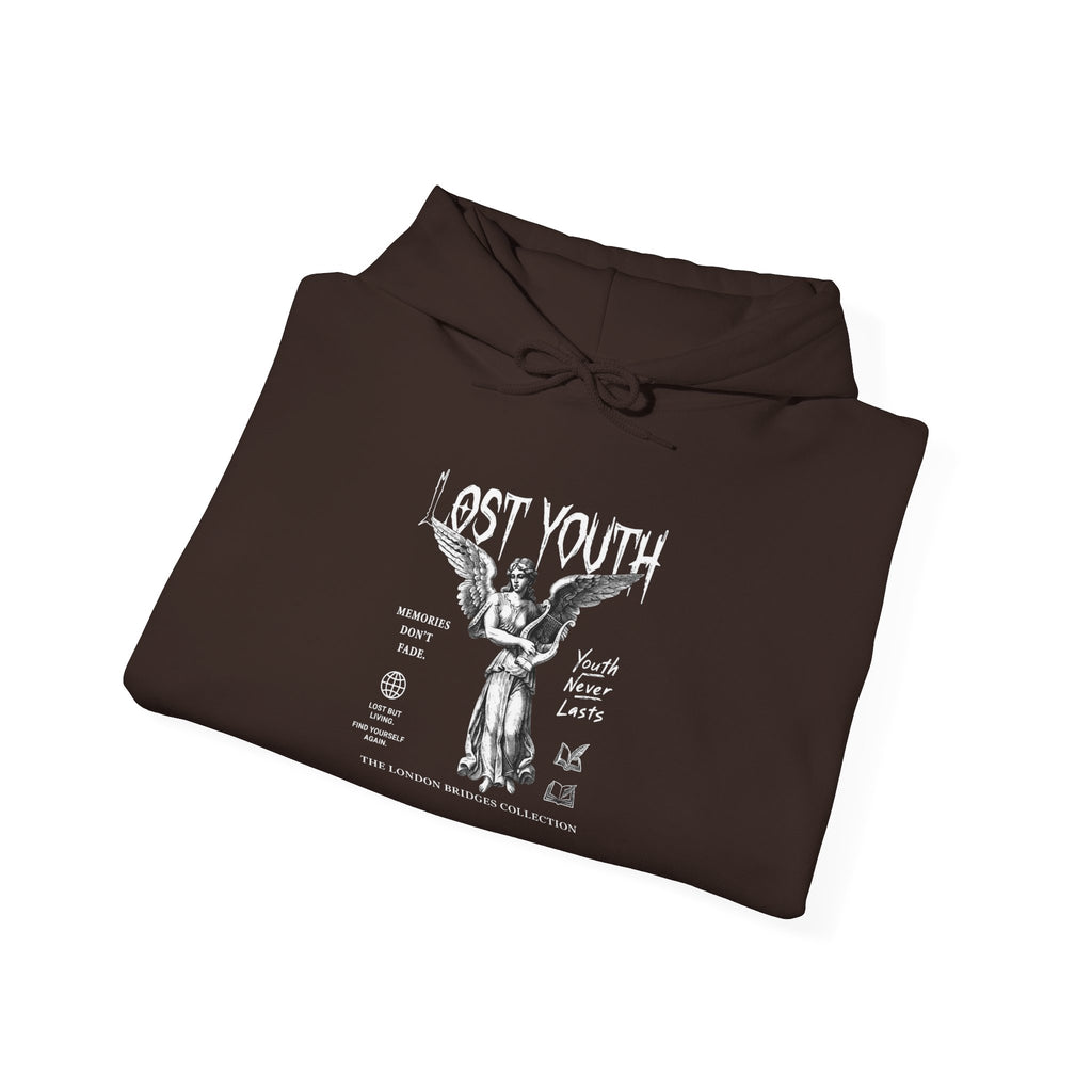 Lost Youth Graphic Hoodie — London Bridges Collection Vintage Art Streetwear