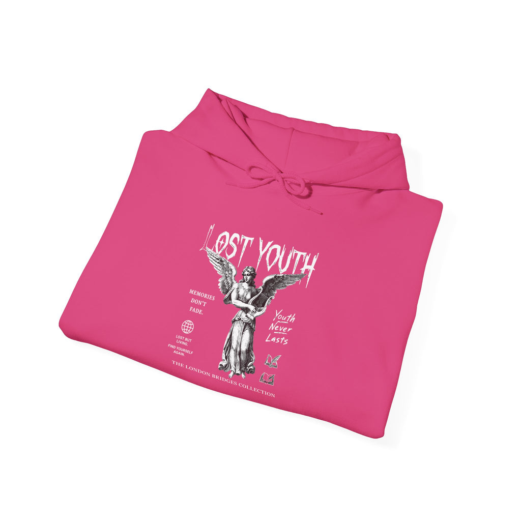 Lost Youth Graphic Hoodie — London Bridges Collection Vintage Art Streetwear