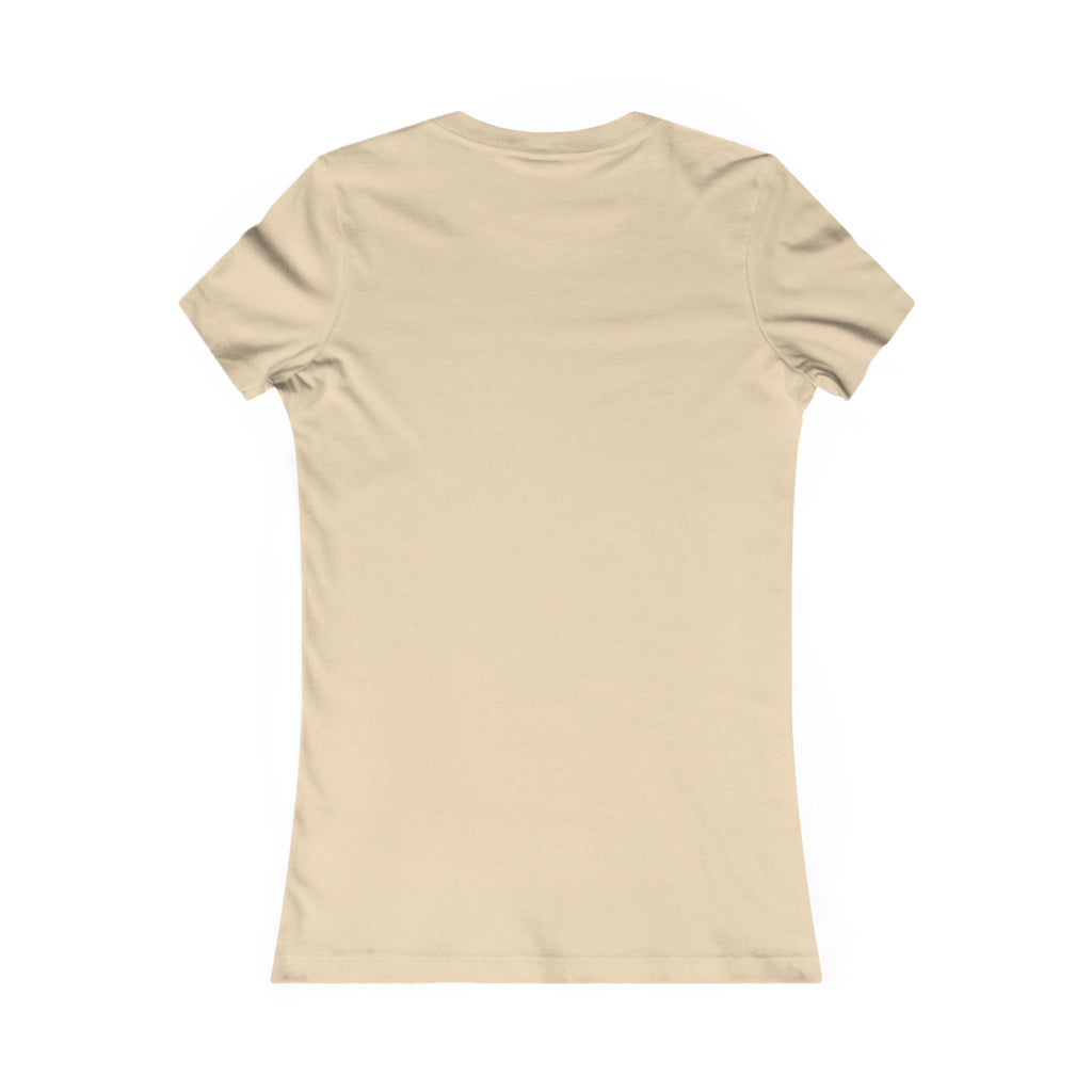 Women's Favorite Tee — 'LBC' Gold Logo Chest T-Shirt