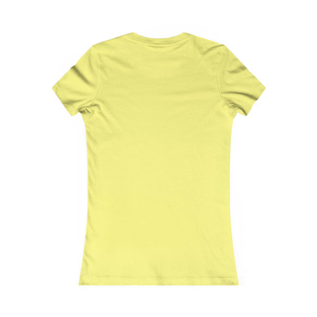 Women's Favorite Tee — 'LBC' Gold Logo Chest T-Shirt