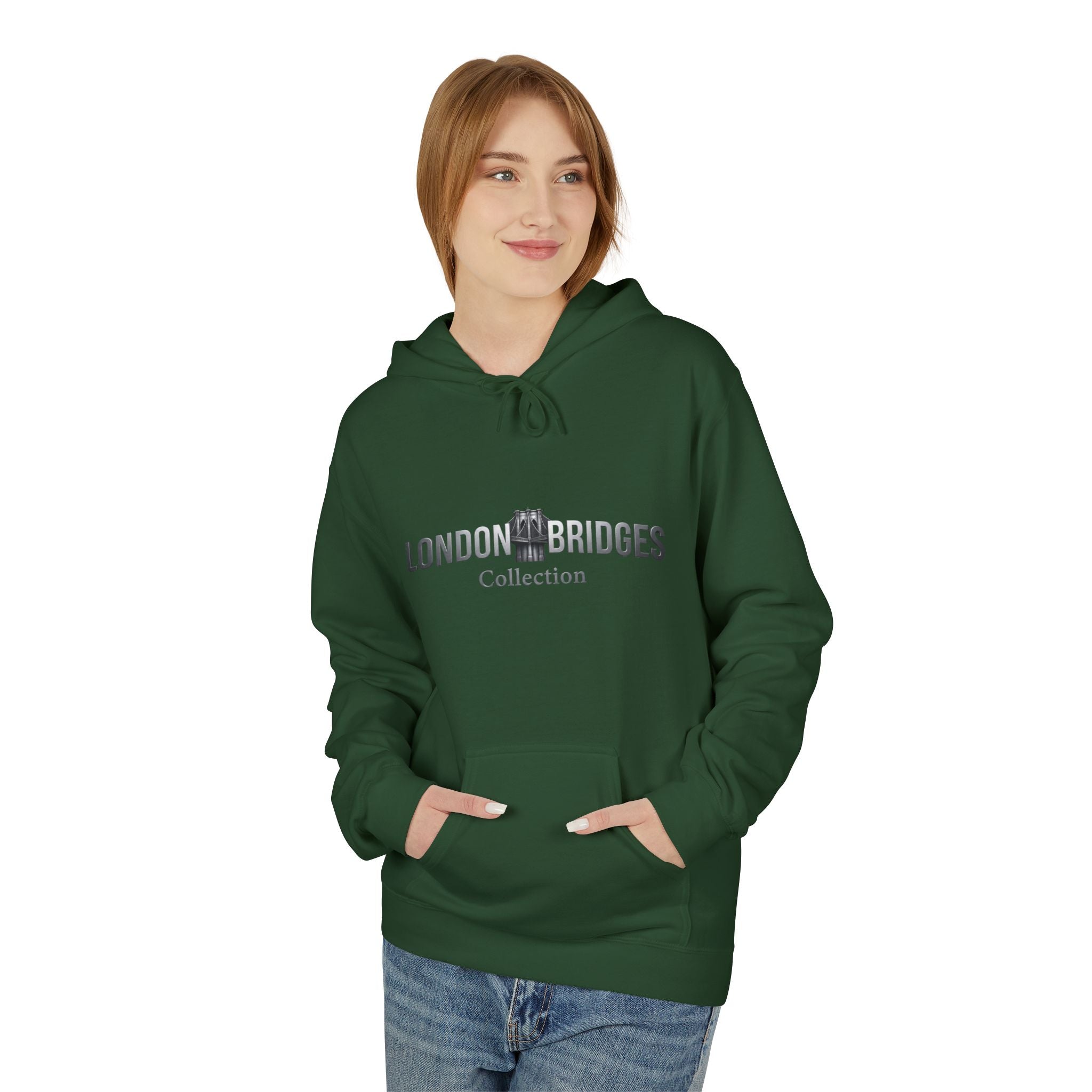 London Bridges Collection Premium Hoodie — Minimalist Travel Graphic Pullover