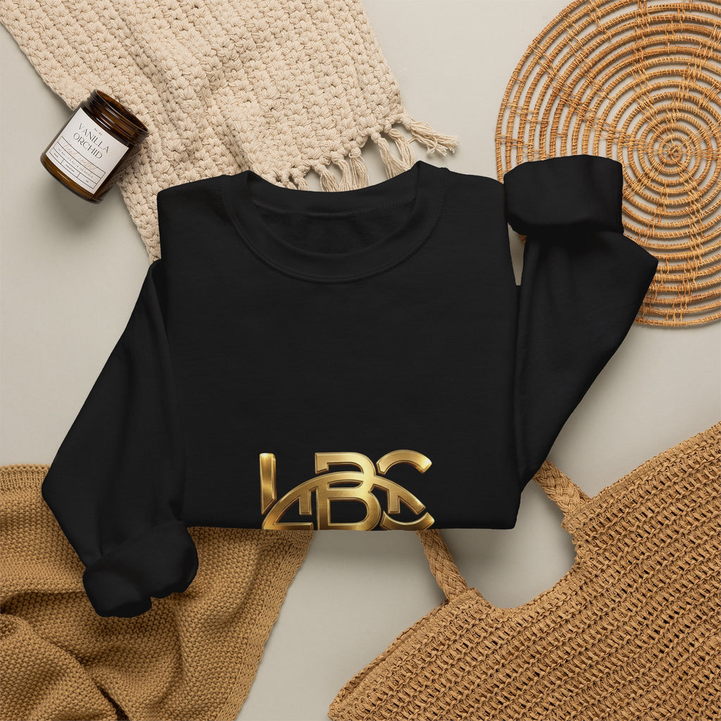 Long Beach LA Gold Logo Crewneck Sweatshirt