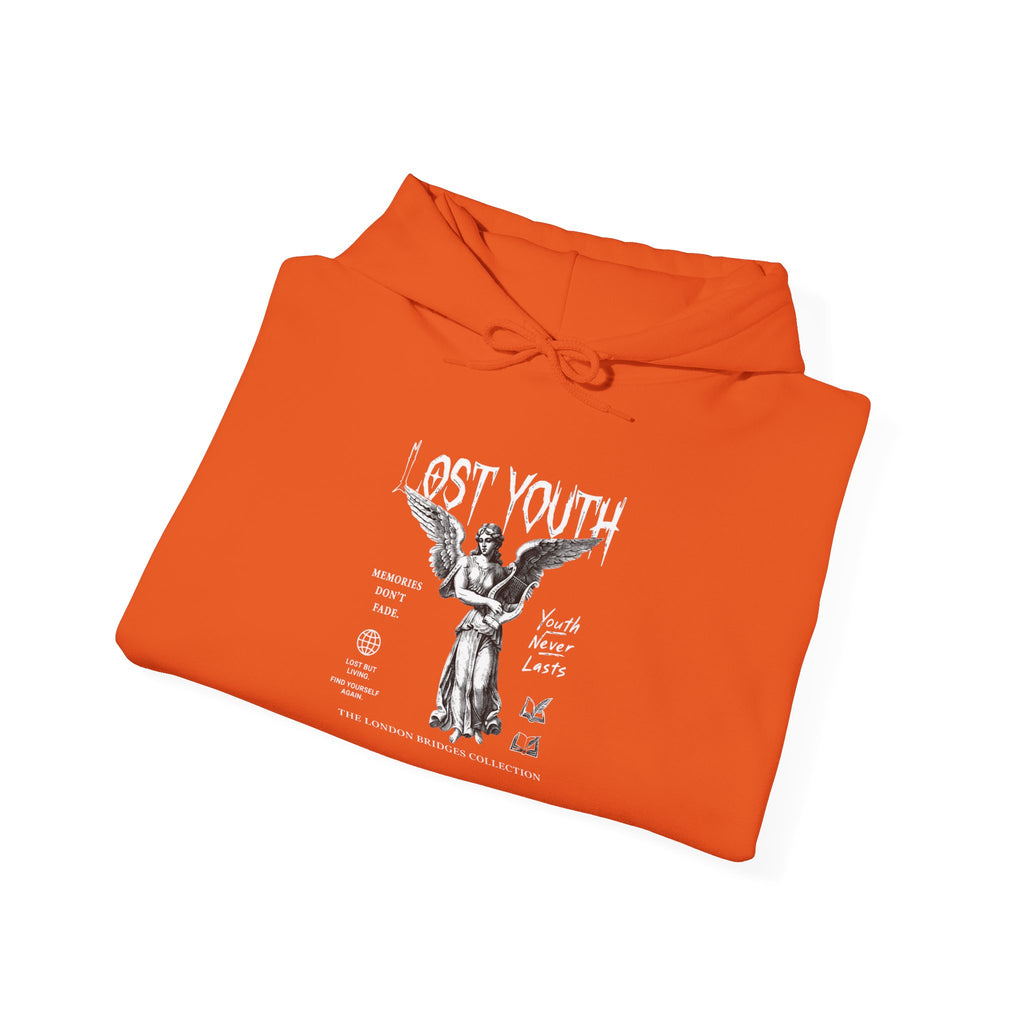 Lost Youth Graphic Hoodie — London Bridges Collection Vintage Art Streetwear