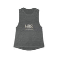 Women's Scoop Muscle Tank — LBC Collection Logo Tank Top