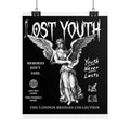 Lost Youth Series Angel Poster — Black Vintage Goth Wall Art (Rolled Poster)