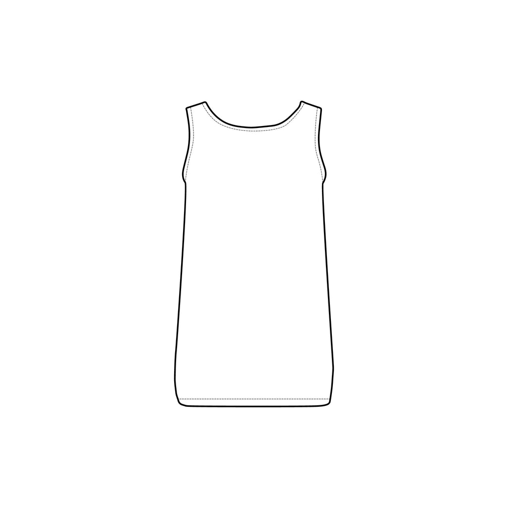 Angel Graphic Tank Top — Vintage 'Lost Youth' Band Tee Style For Women