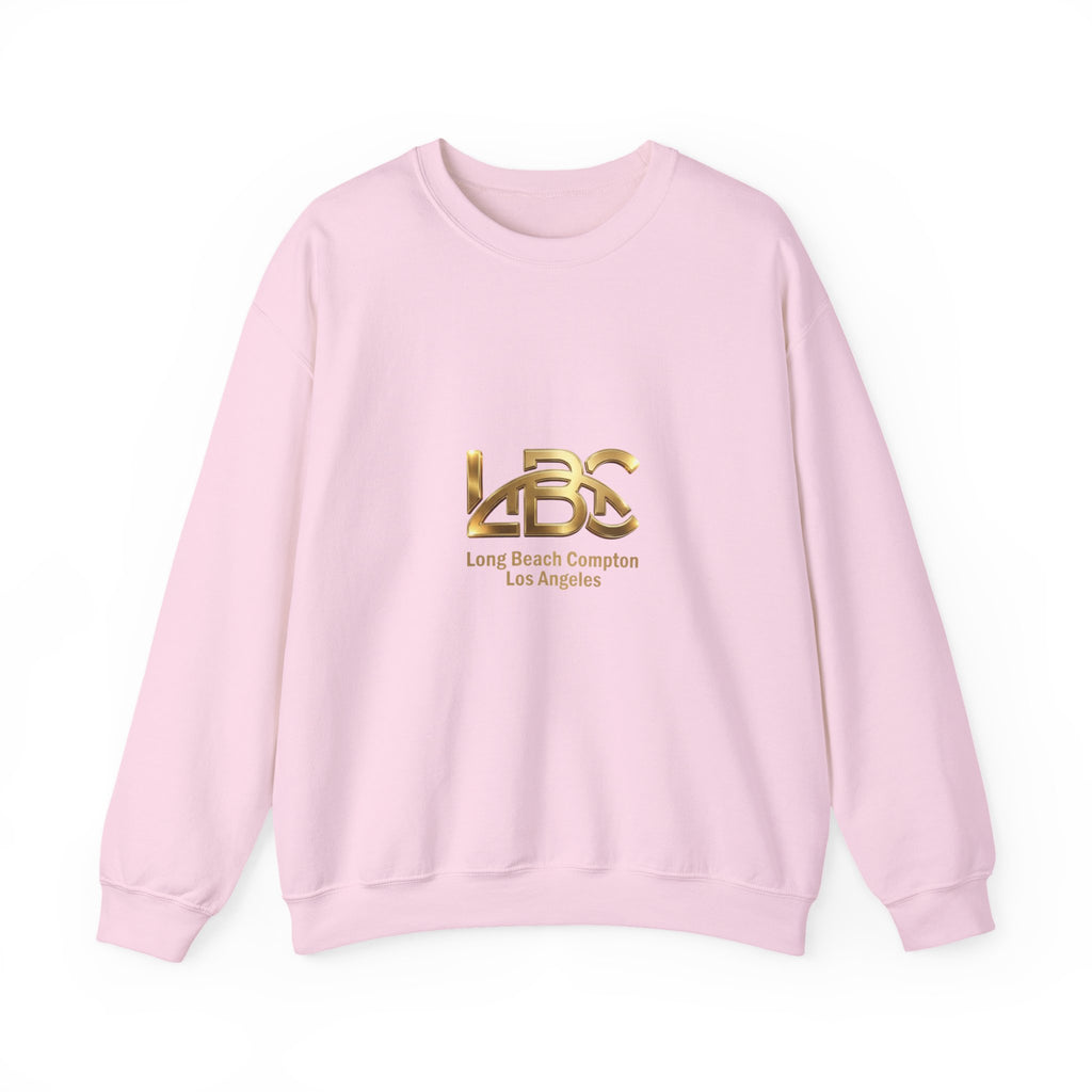 Long Beach LA Gold Logo Crewneck Sweatshirt