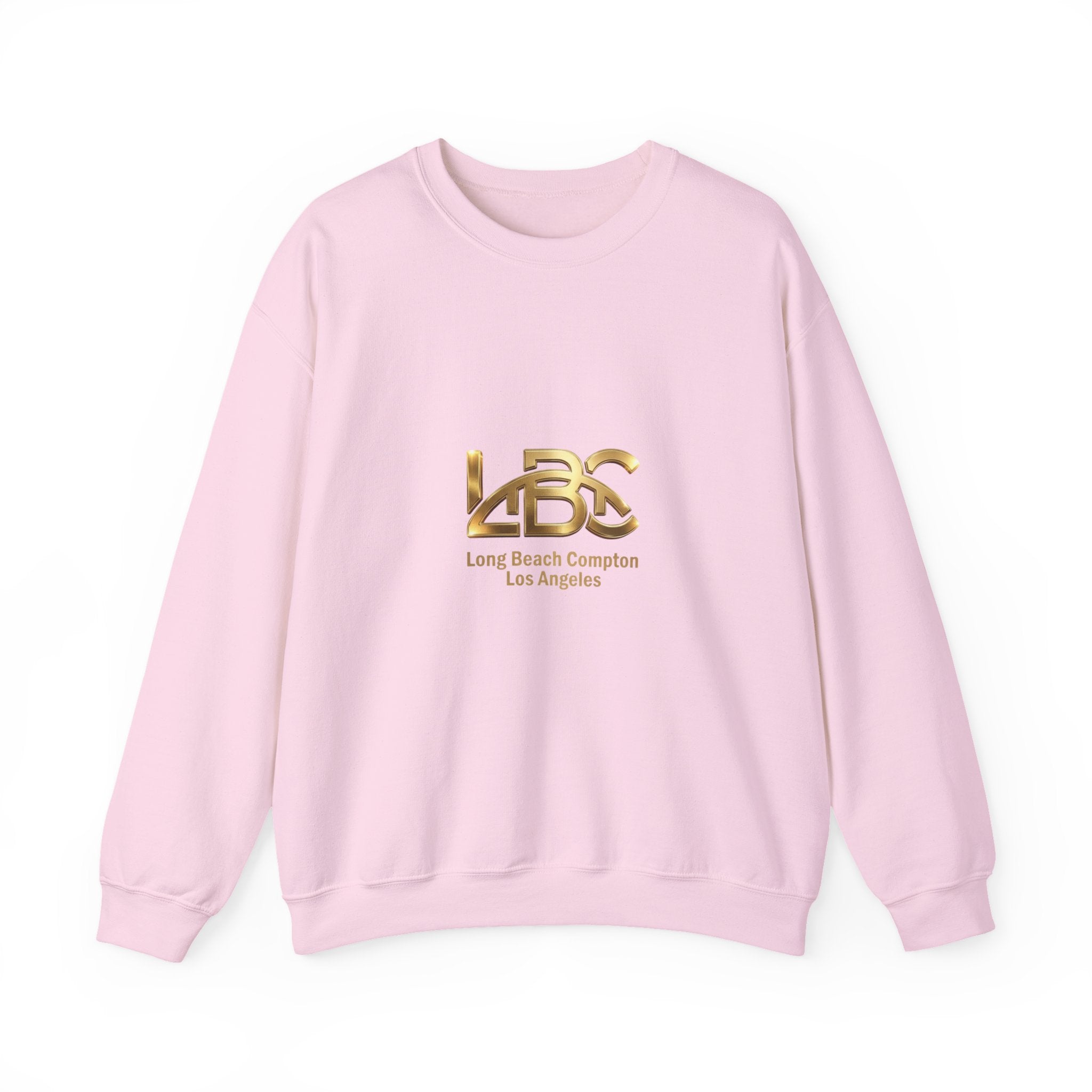 Long Beach LA Gold Logo Crewneck Sweatshirt