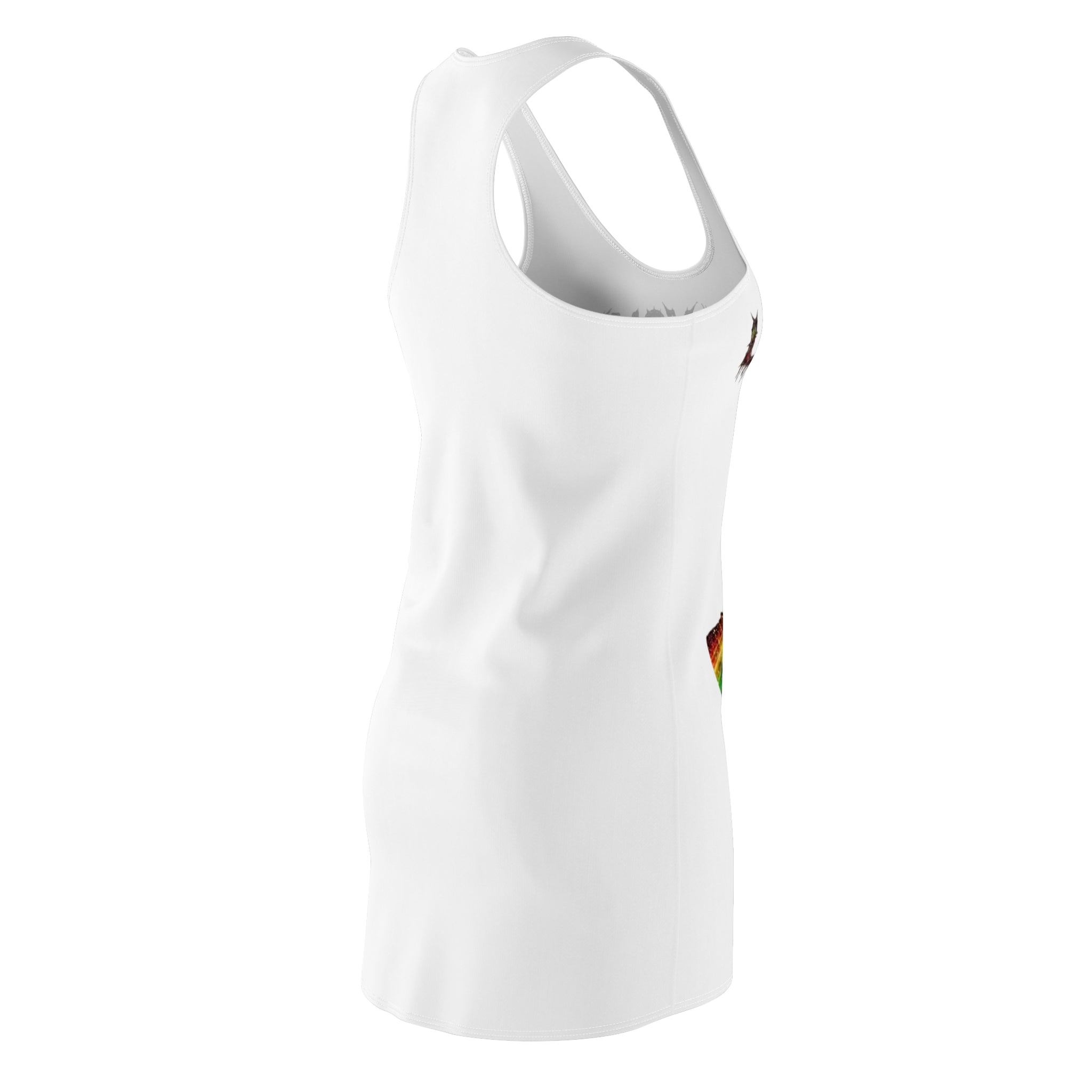 Lost Youth Skull Racerback Dress — Colorful Punk Graphic