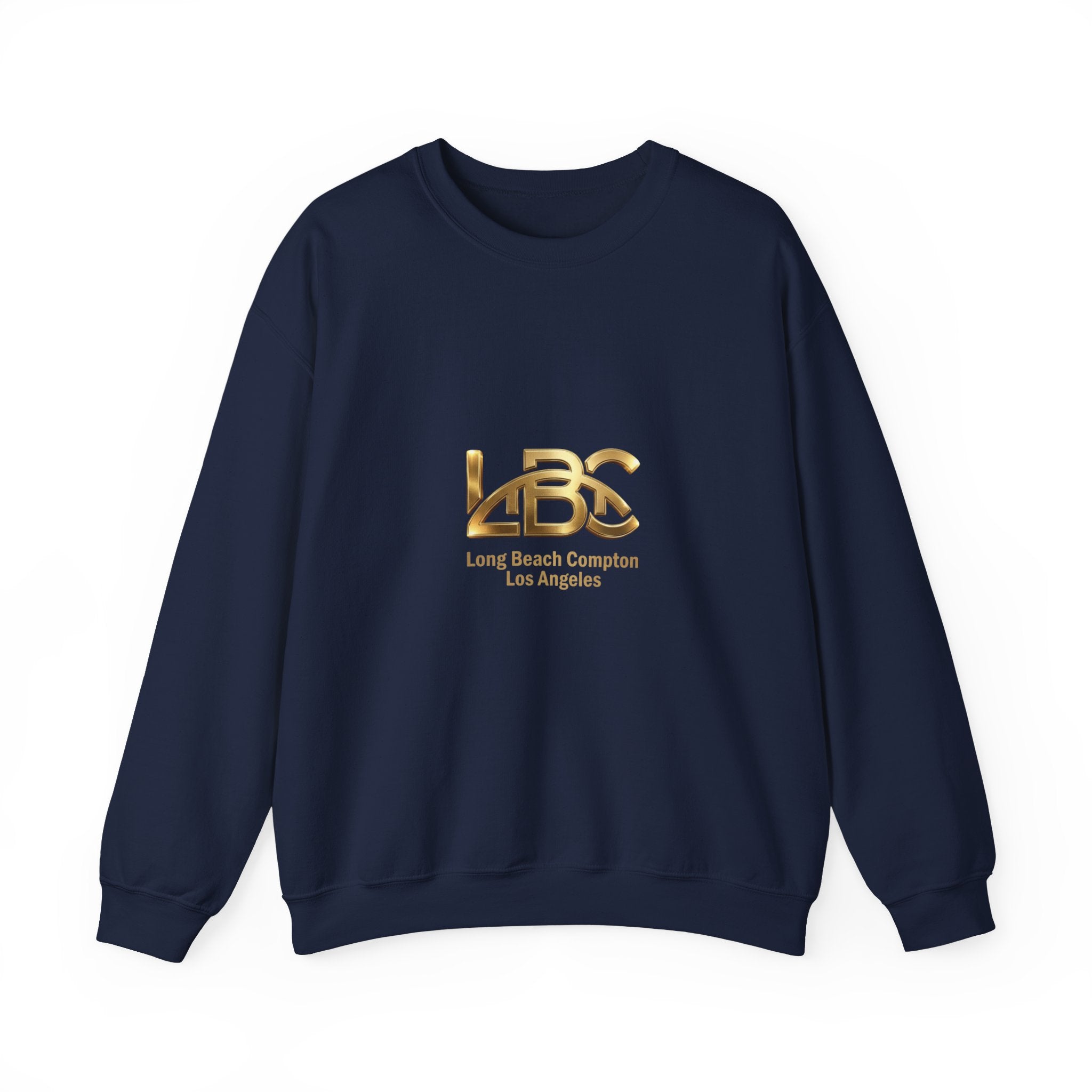 Long Beach LA Gold Logo Crewneck Sweatshirt