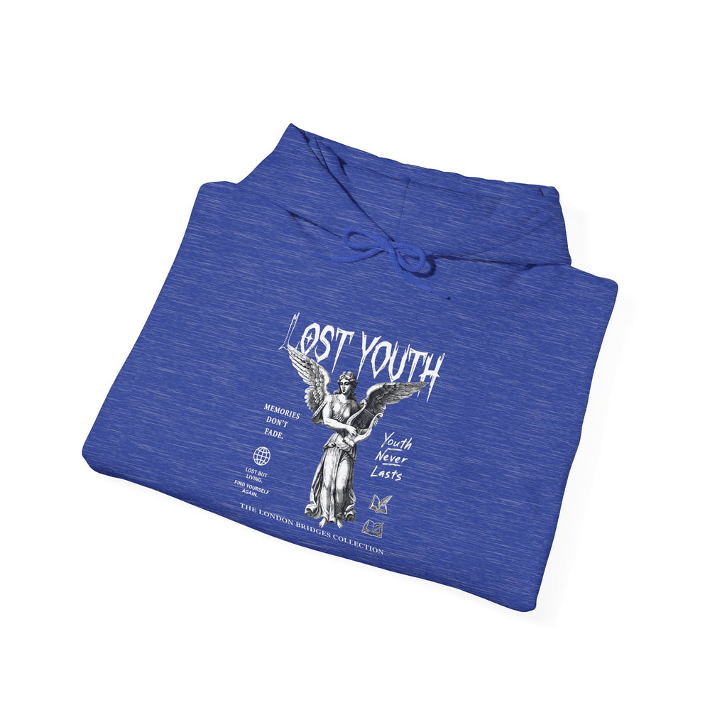 Lost Youth Graphic Hoodie — London Bridges Collection Vintage Art Streetwear