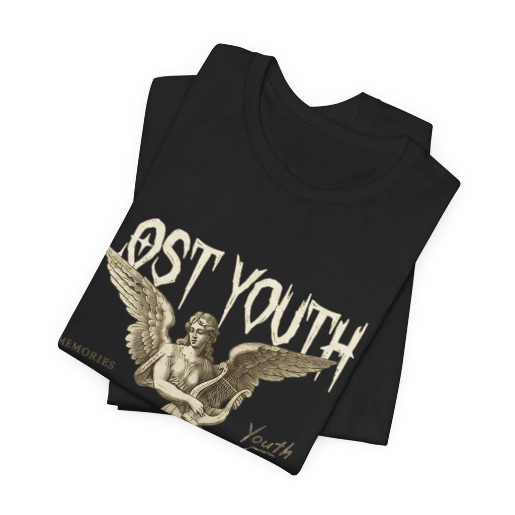 Lost Youth Angel Tee — Vintage Statue Graphic T-Shirt
