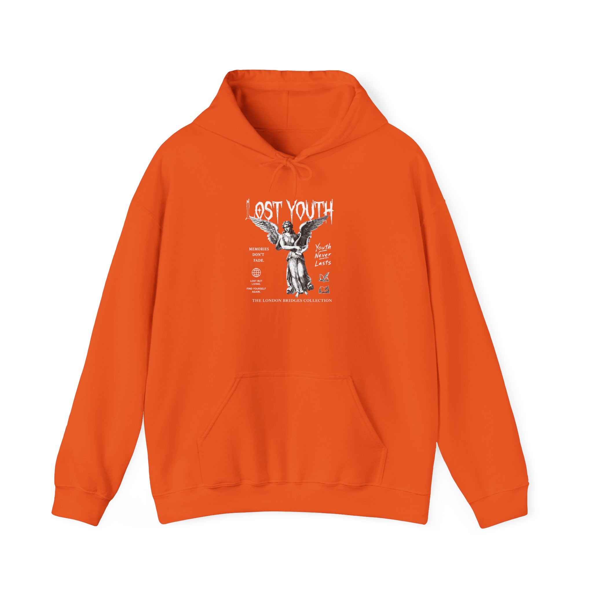 Lost Youth Graphic Hoodie — London Bridges Collection Vintage Art Streetwear