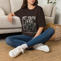 Lost Youth Graphic Gothic Cityscape Hourglass T-Shirt