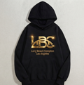 LBC Premium Logo Hoodie with "Long Beach Compton Los Angeles" lettering